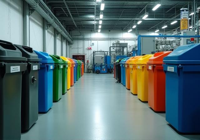 Sistemas de reciclaje y gestión de residuos industriales
